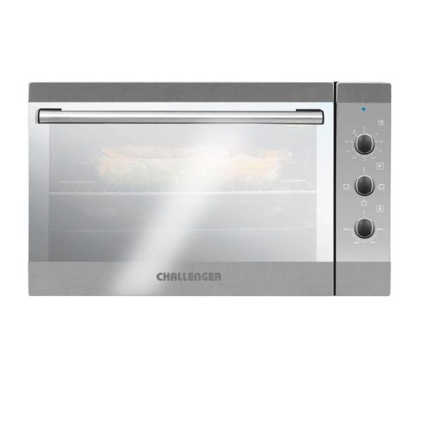 horno de empotrar challenger 62cms eléctrico he 2485 plateado