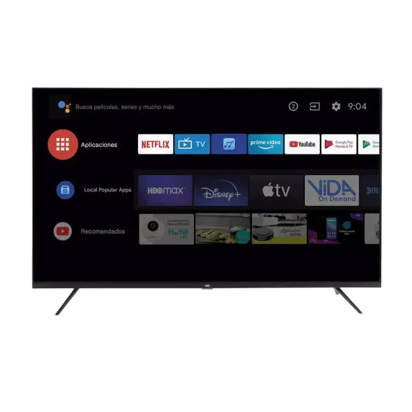 tv kalley 55 pulgadas 139 cm k atv55uhdqw 4k uhd qled smart tv android