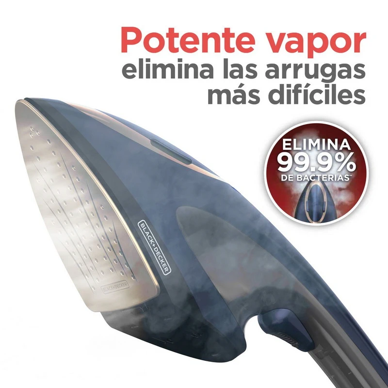 plancha de vapor black decker 2en1 vaporizadora vertical