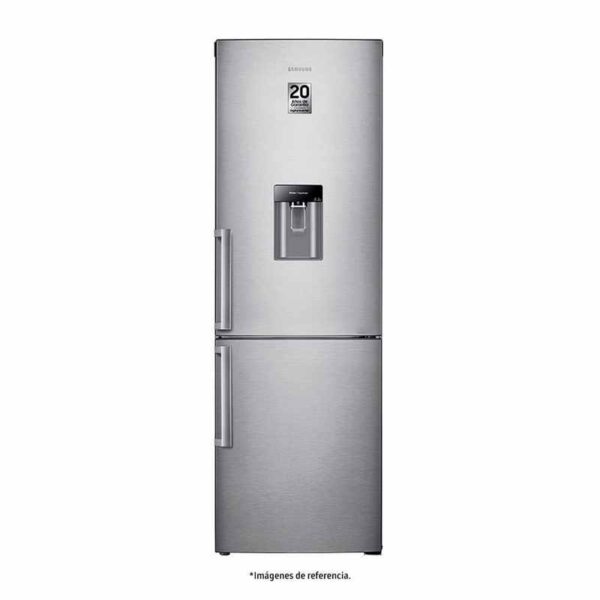 nevera samsung no frost congelador inferior 303 litros rb30j3700sa/co gris